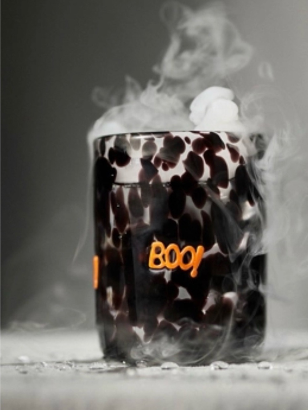 Boo Halloween Mystic juice tumbler glass Anthropologie